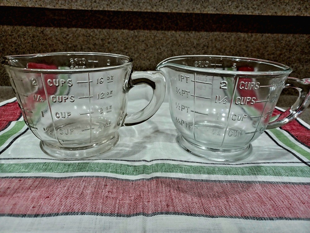 Antique Mixing Pitcher Measuring Cup Made By SPRY.