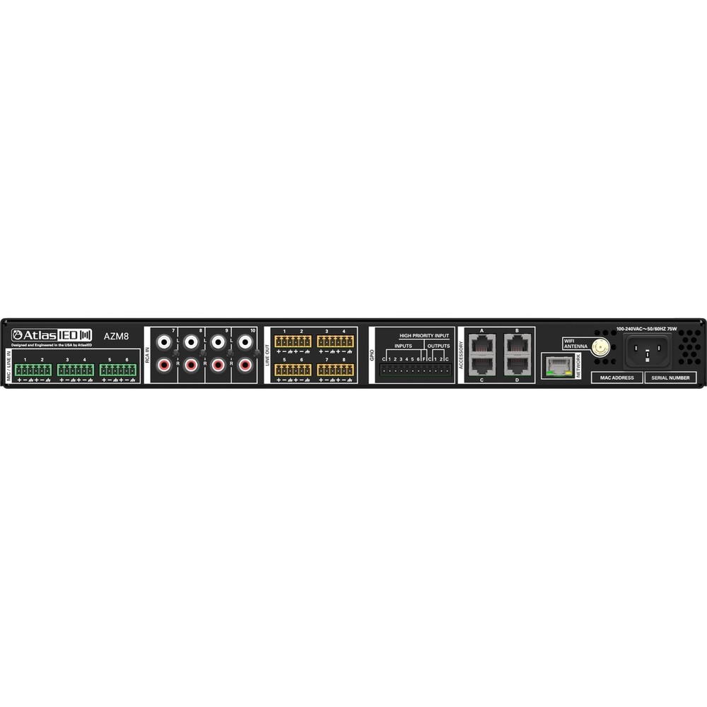 Atlas IED AZM8 Atmosphere 8-Zone Audio Processor