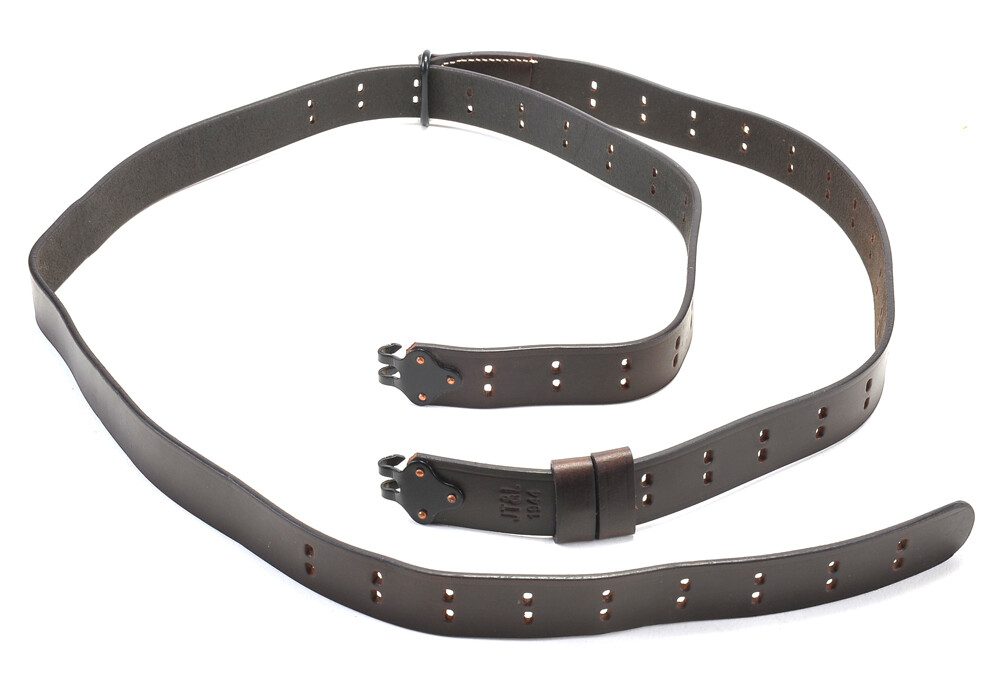 M1907 Premium Oiled Leather Rifle Sling Dated 1944 M1 Garand M1903 Springfield