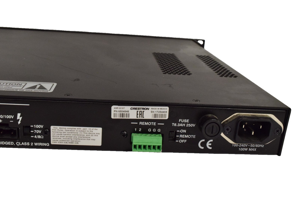 CRESTRON AMP-2210T | Used | A