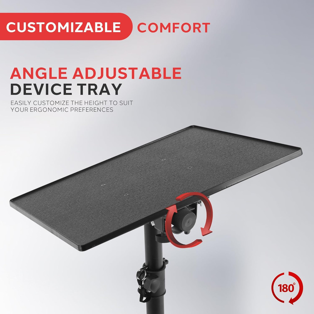 Universal Projector Stand | Height & Angle Adjustable Tripod 33" to 49" | Platfo