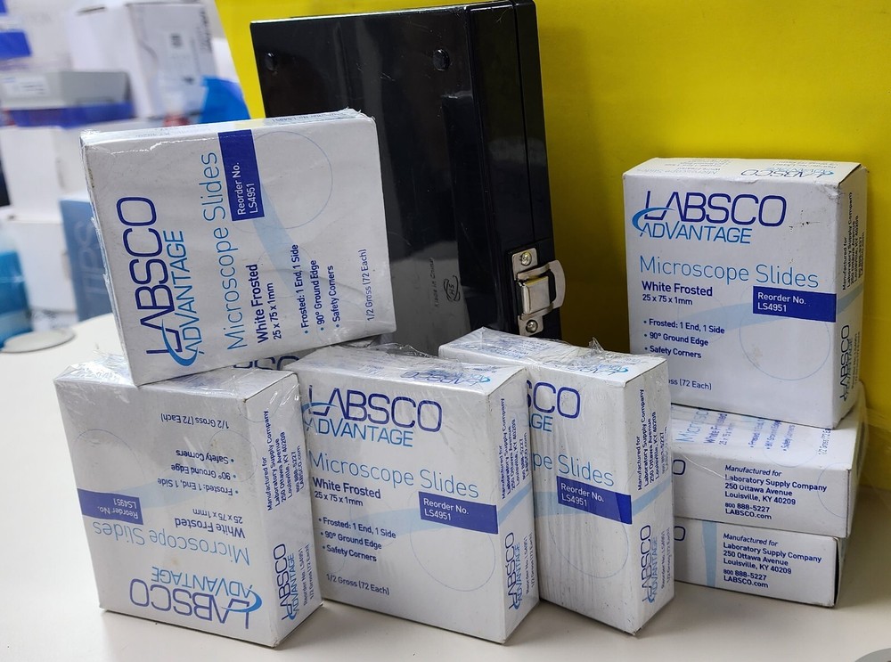 Blank Microscope Set 72 Slides 25 x75 x1mm - (8 Boxes)