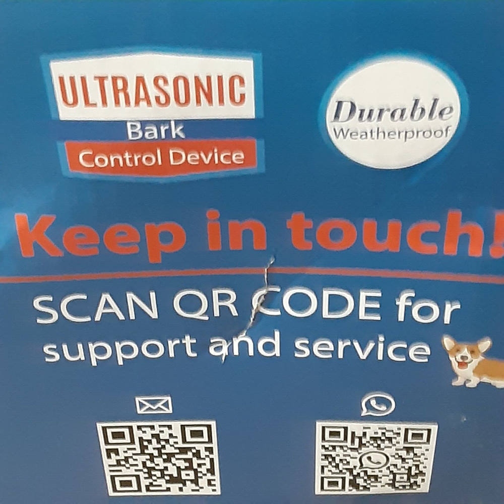 Ultrasonic Bark Control Devise - New In Box