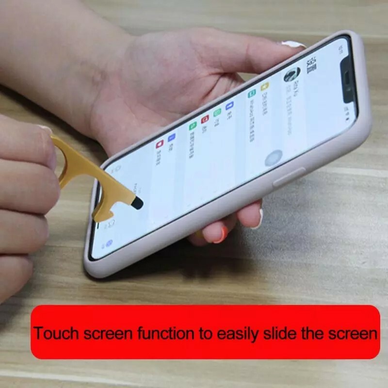 No touch door opener keychain(3 Pcs)