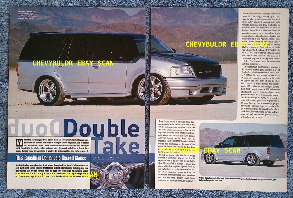 1999 Ford Expedition Custom SUV Article "Double Take"