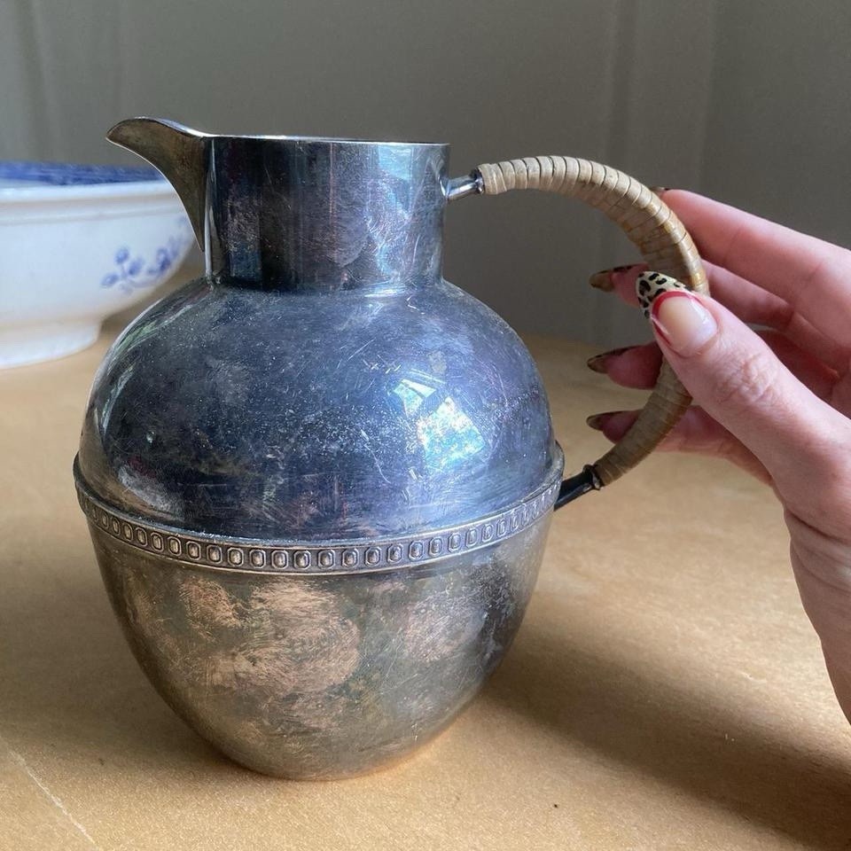 Silver Plate Pitcher 7”