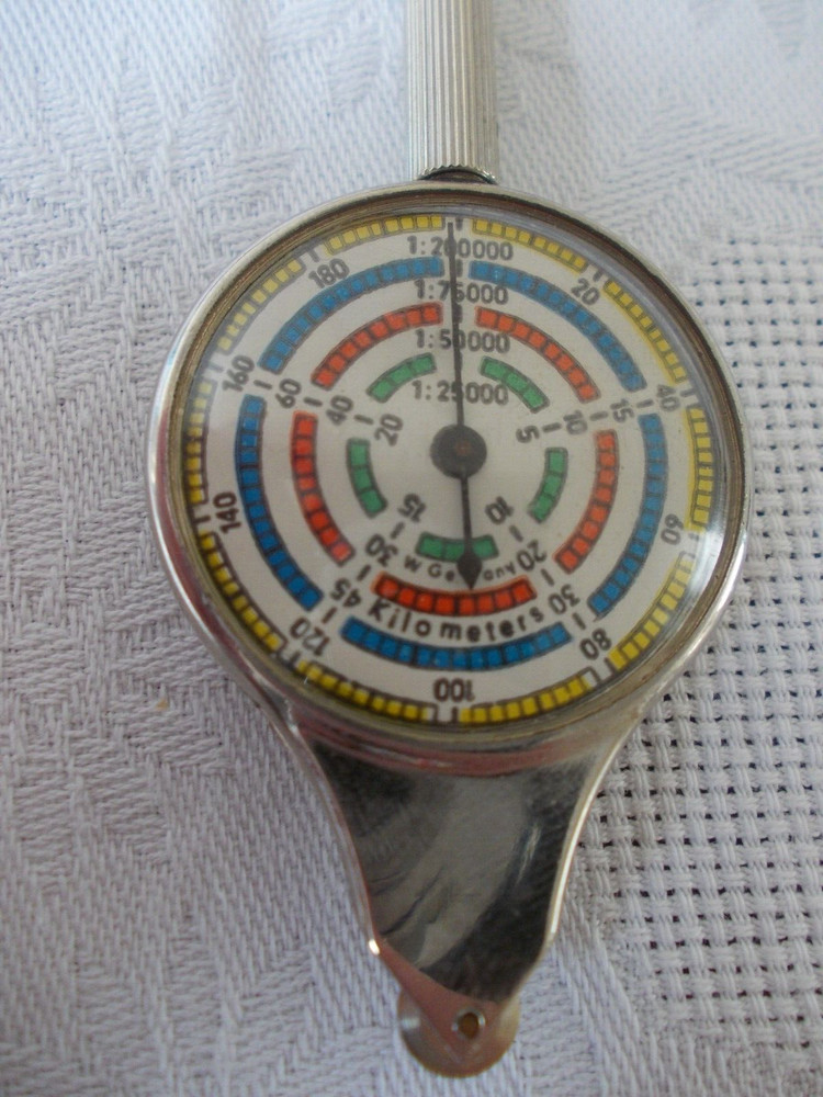 Vintage Post War Jakar Map Measurer