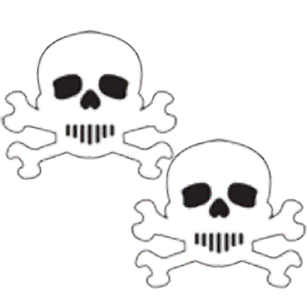 Pastease Skull Nipple Covers