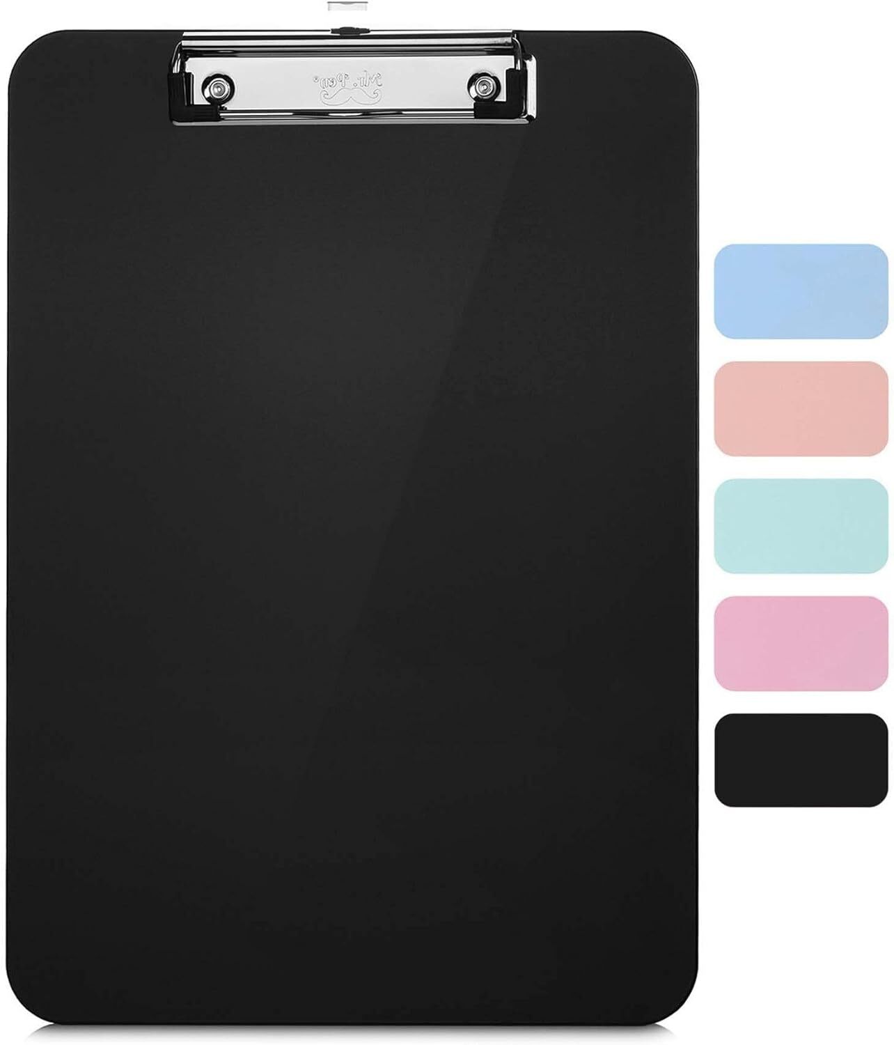 Mr. Pen- Plastic Clipboard, Black, Clip Board, Teacher 1 Pack, Black