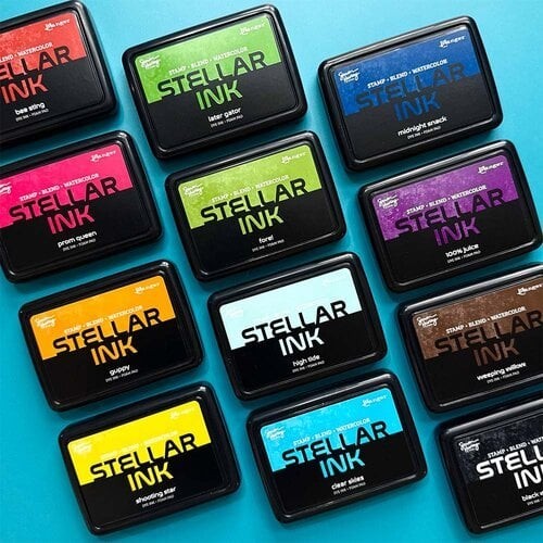 Ranger Simon Hurley Create. STELLAR Ink Pad (COMPLETE SET) 12 ink pads MSRP $84