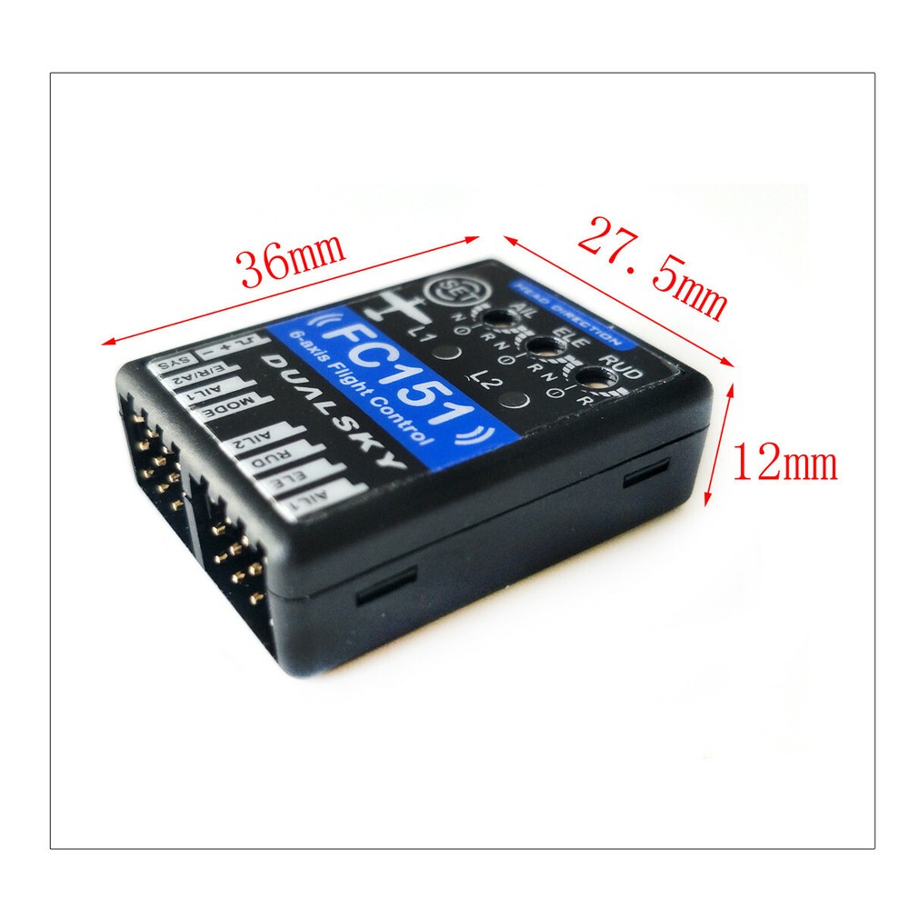 FC151 6-Axis Flight Control for RC Airplane 3-Axis Gyro + 3-Axis Accelerometer