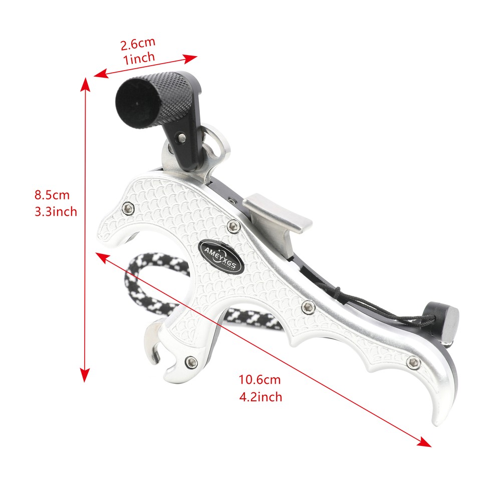 Compound Bow Release Aid Thumb Trigger Adjustable Compound Bow Hunting Target