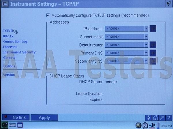 Fluke Networks EtherScope Series I Network Assistant w/ LAN Option