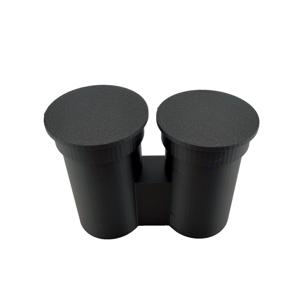 Microscope Objective Holder – RMS Compatible – Deep Case w/ Cap – USA Made (B)