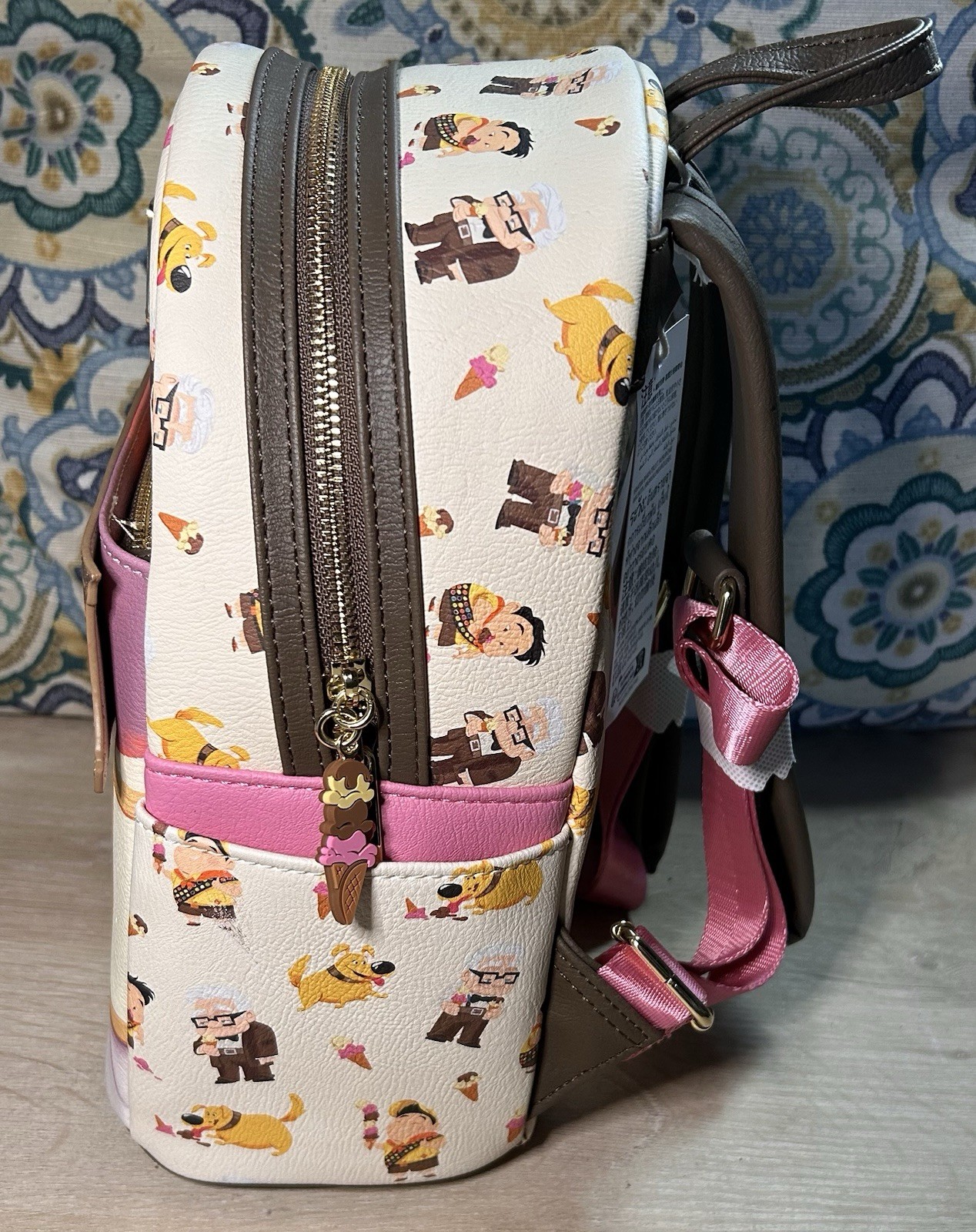 Loungefly Disney Pixar Up Ice Cream Shop Scented Mini Backpack New with Tags