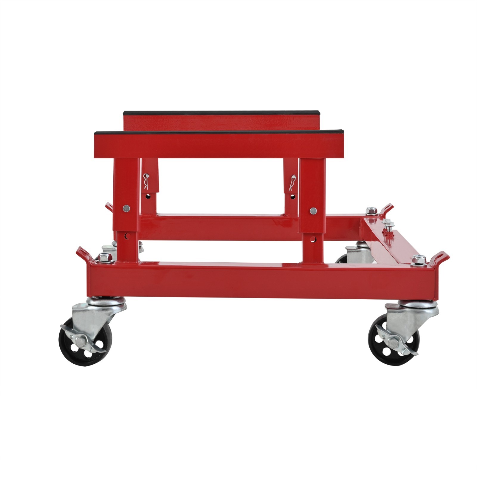 ATV Motorcycle Engine Cradle Dolly, Motorcycle Dolly, Engine Stand ,Red