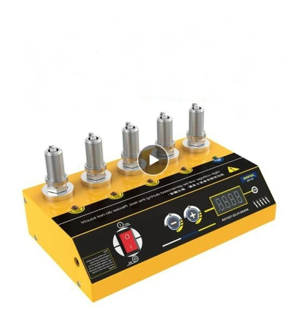 Automotive Spark Plug Tester Jumping Fire Tester Test Bench Adjustable Current