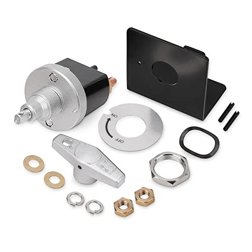 High Current 12V-36V Battery Cut Off Switch with Lock-Out Plate, Replace 500A