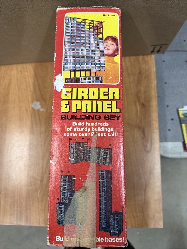 Vintage 1970s Kenner beam and panel construction set
