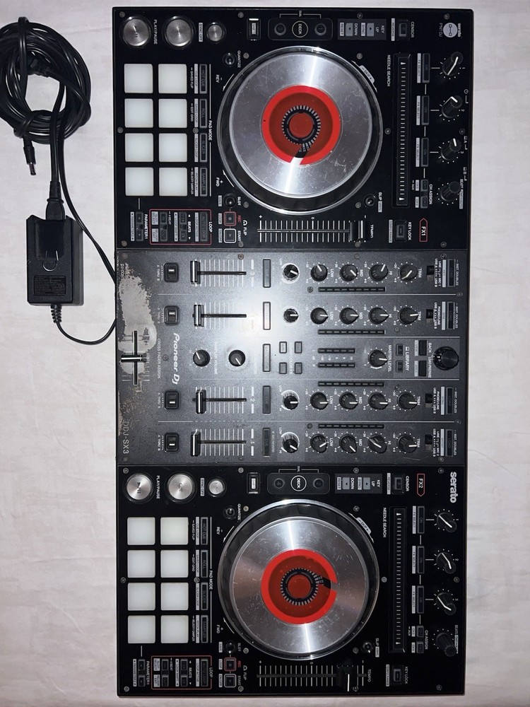Pioneer DJ DDJ-SX3 Quad Deck Tabletop Controller USB Loop Filter Sound Card