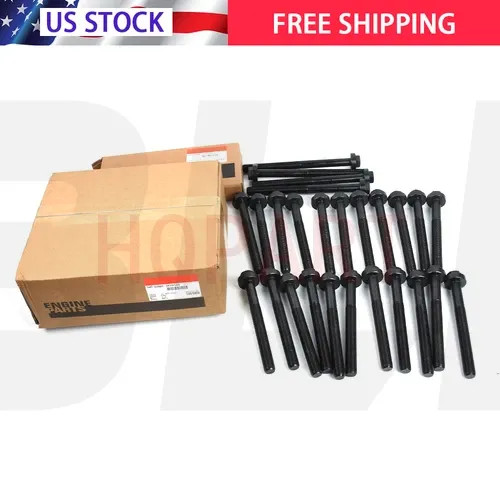 22+4 PCs Cylinder Head Bolts Sets For Cummins ISX ISX15 QSX 3678506 3678804