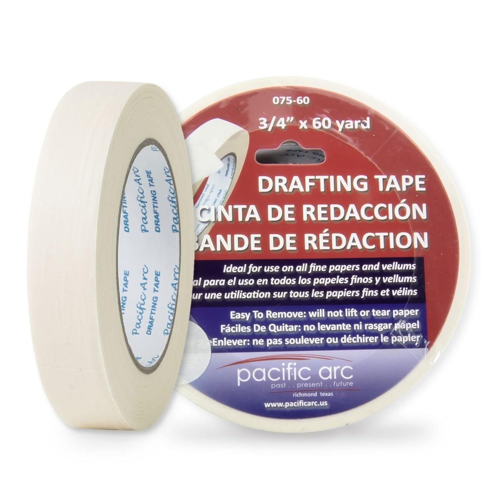 Pacific Arc 2 Pack Drafting Tape 3/4 in. x 60 Yard Roll