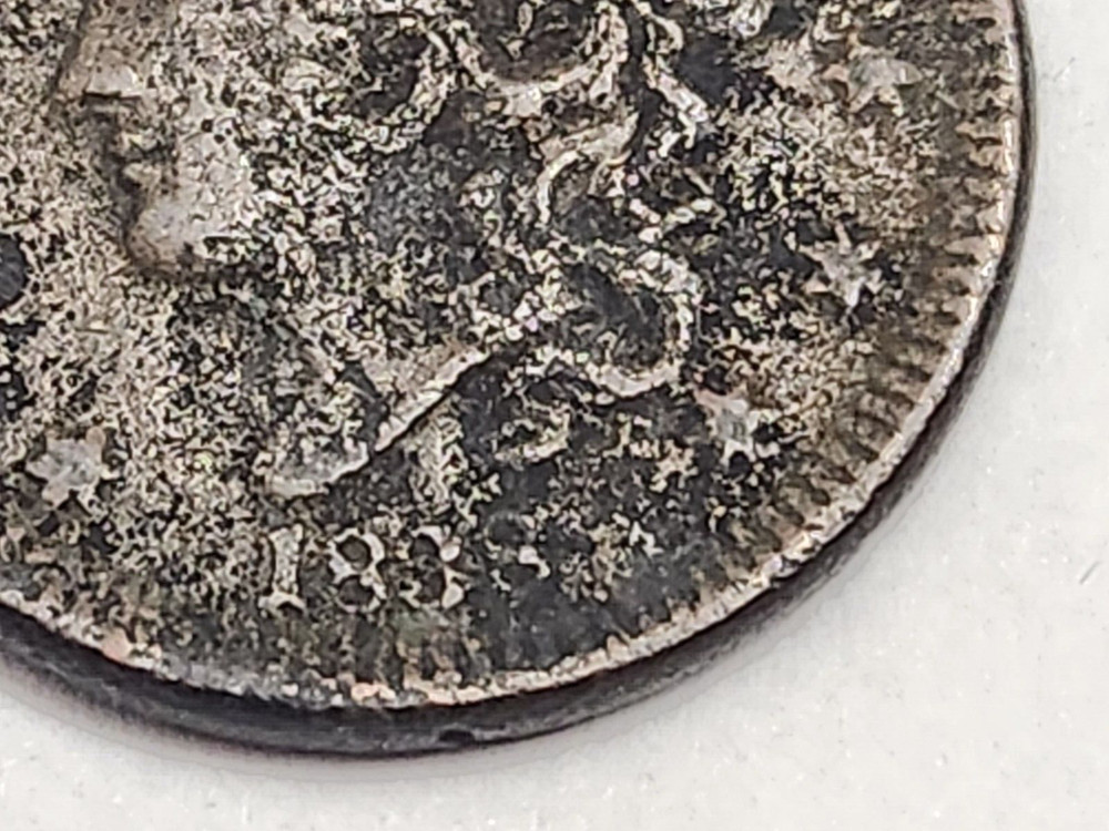 1838 Coronet Head One Cent Coin