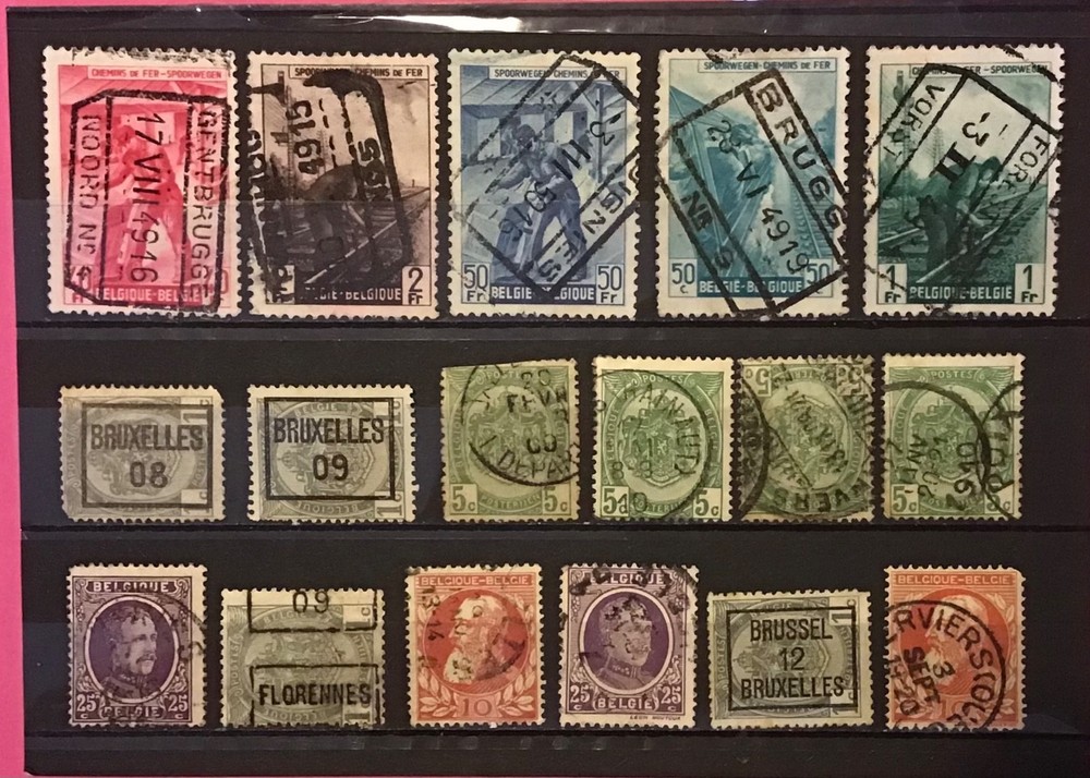 Belgium stamp early selection Gen2