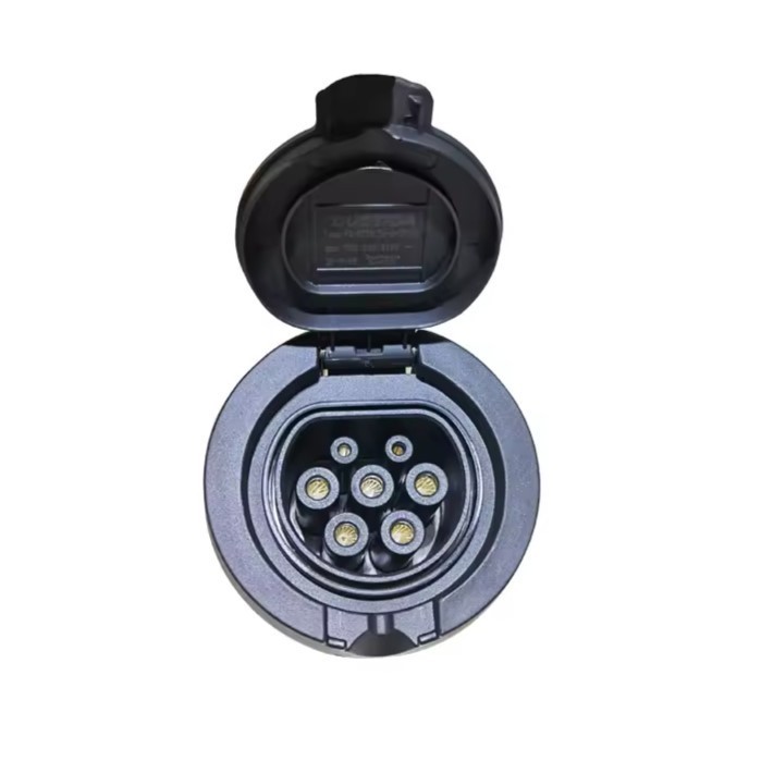 Type 2 Female EV Socket Replacement (station side), 16A 415V 11kW Three Phase