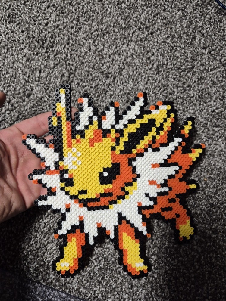 Pokemon Jolteon Generation 2 Perler Beqd Sprite Art