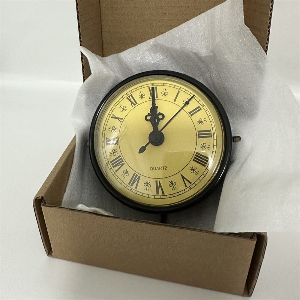 Replacement Quartz Clock Insert 80MM with Silent Movement and Roman Numerals
