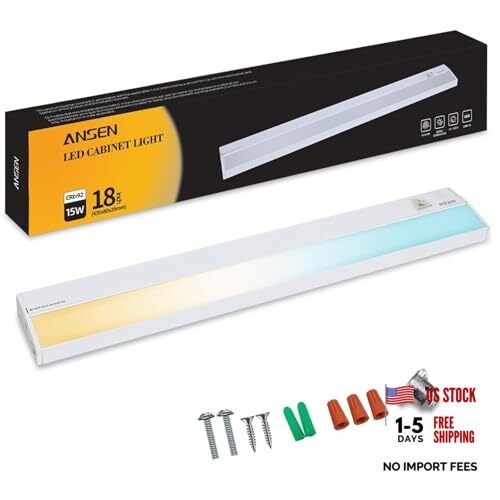 18" 15W LED Under Cabinet Lighting - Hardwired LED Light for 18"