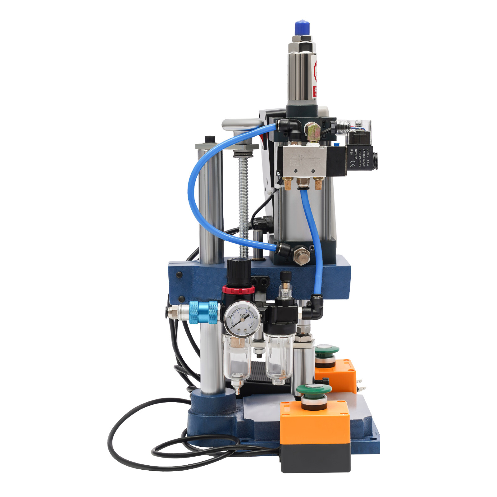 440LB/200KG Pneumatic Punch Press Machine Desktop Punching Press Machine 110V US