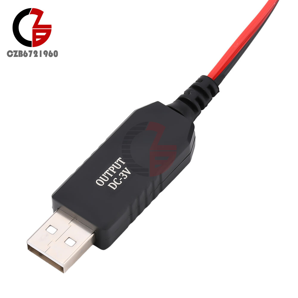 AAA Eliminator Cable Dummy-Battery Power Cable Replacement for 3/4.5/6V AA AAA
