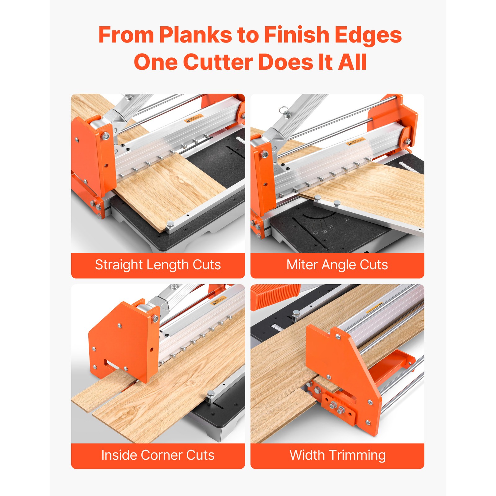 Uimoso 12" Vinyl Flooring Cutter with 16mm Capacity and Durable Alloy Handle