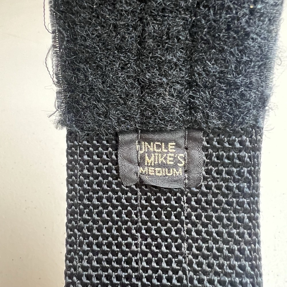 Uncle Mike's Outer Duty Belt Medium Tight Weave Hook & Loop Black 2”