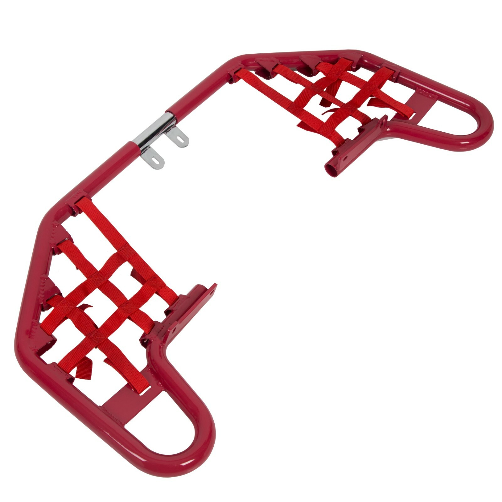 For Yamaha Warrior 350 YFM350X 1990-2004 Aluminum Nerf Bars Red bar Red nets