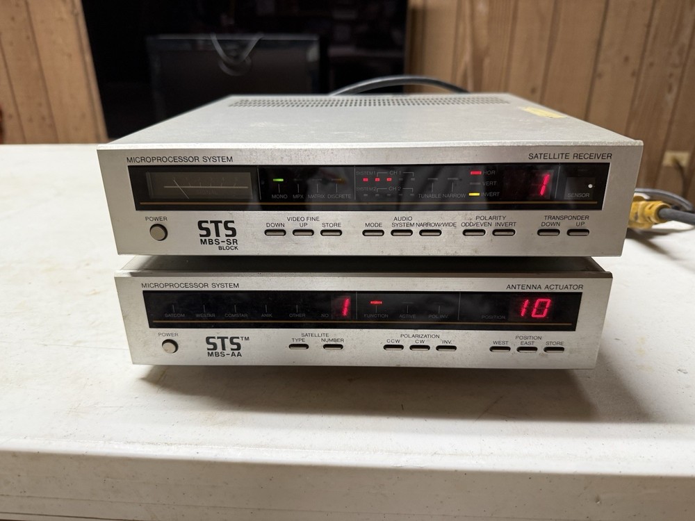 STS Satellite RECEIVER  Model MBS-SR NO REMOTE & ACTUATOR MBS-AA Combo
