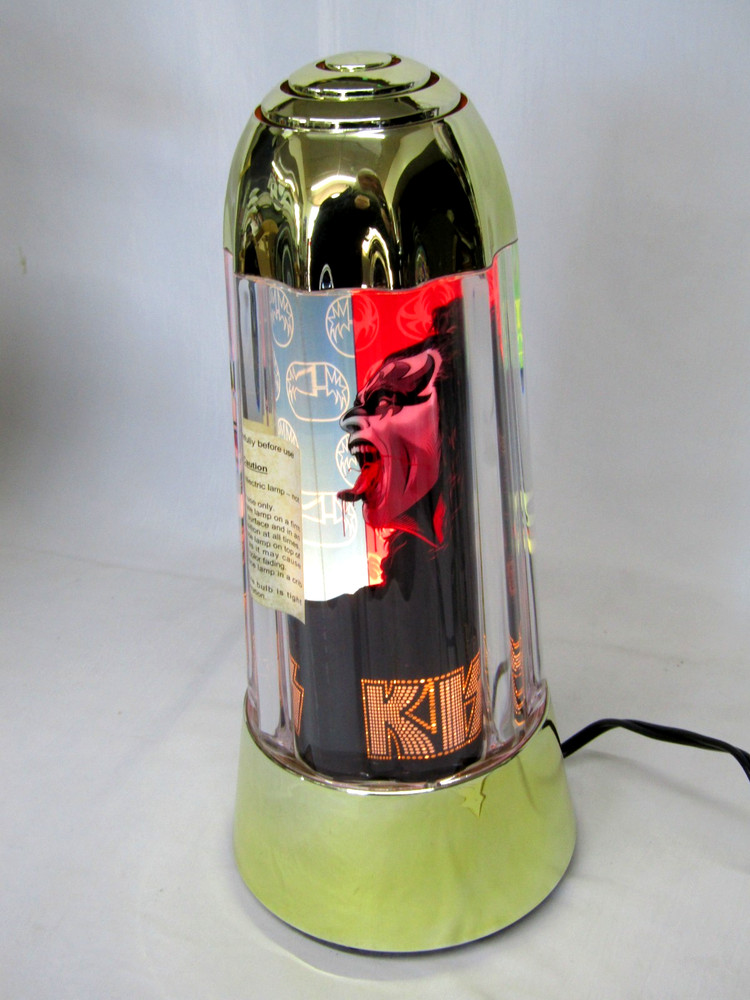Vintage KISS 2004 Spencer Gifts Motion Lamp, Tested Working - NICE