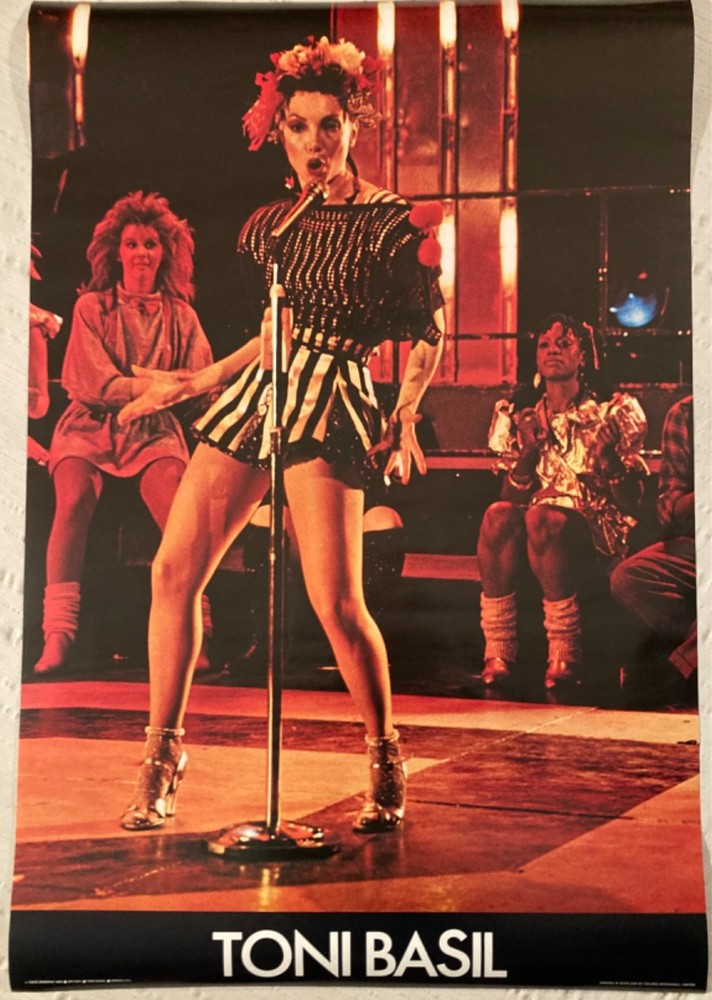Toni Basil 1982 Poster Pace Scotland New Condition