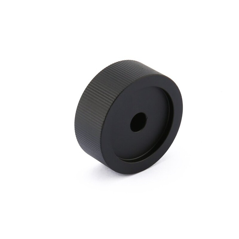 Matte, Universal, Practical, 32 X 13mm, 6mm Hole, Black, Solid Alumi7755-