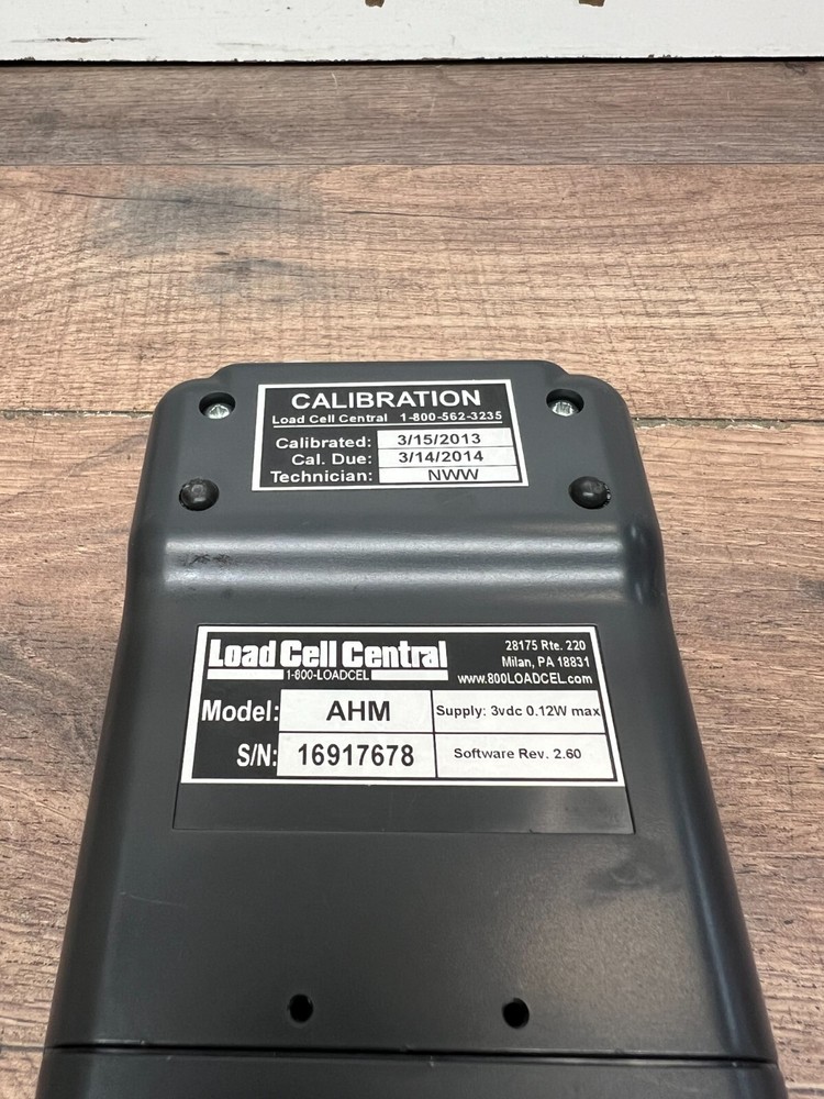 Portable Load Cell Indicator AHM Load Cell Central