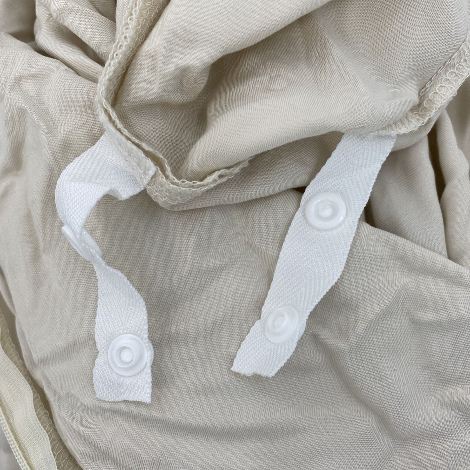 Cozy Earth Duvet Cover KING Oat Beige Luxury Viscose Bamboo Canvas Tote