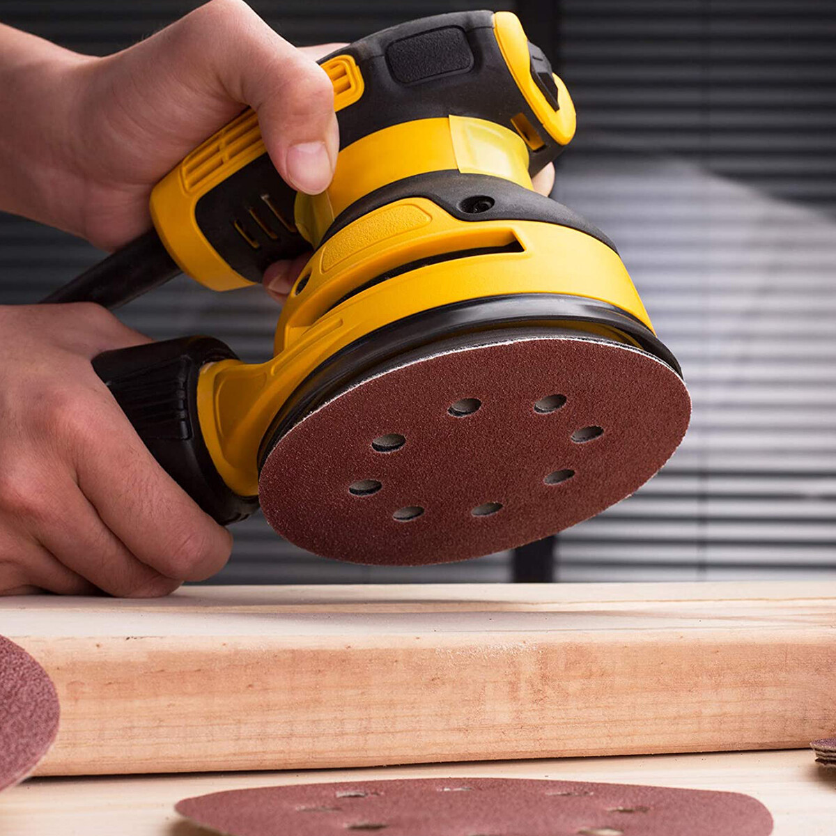 5inch Sanding Discs 40-1000 Grit Hook Loop 8-Hole Orbital Sander Paper Sandpaper