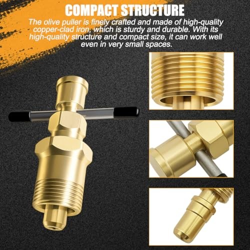 Pipe Olive Remover Puller Tool, Corrosion-Resistant Compression Sleeve Puller