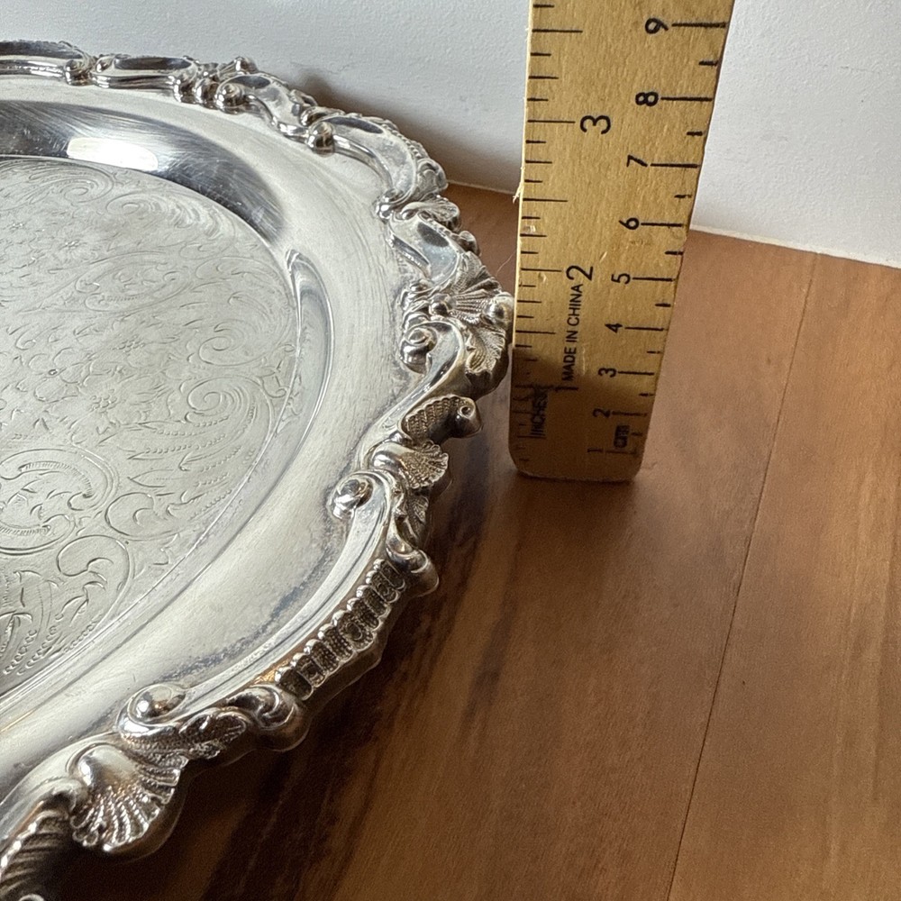 EPCA Bristol Silver 75 Serving Platter 11.5”