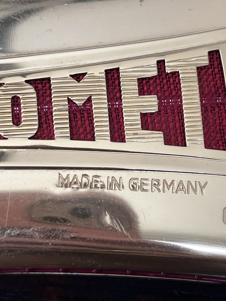 Harmonica: Horner Comet #3427 Double Sided Octave Tuned Gold Anodized Covers