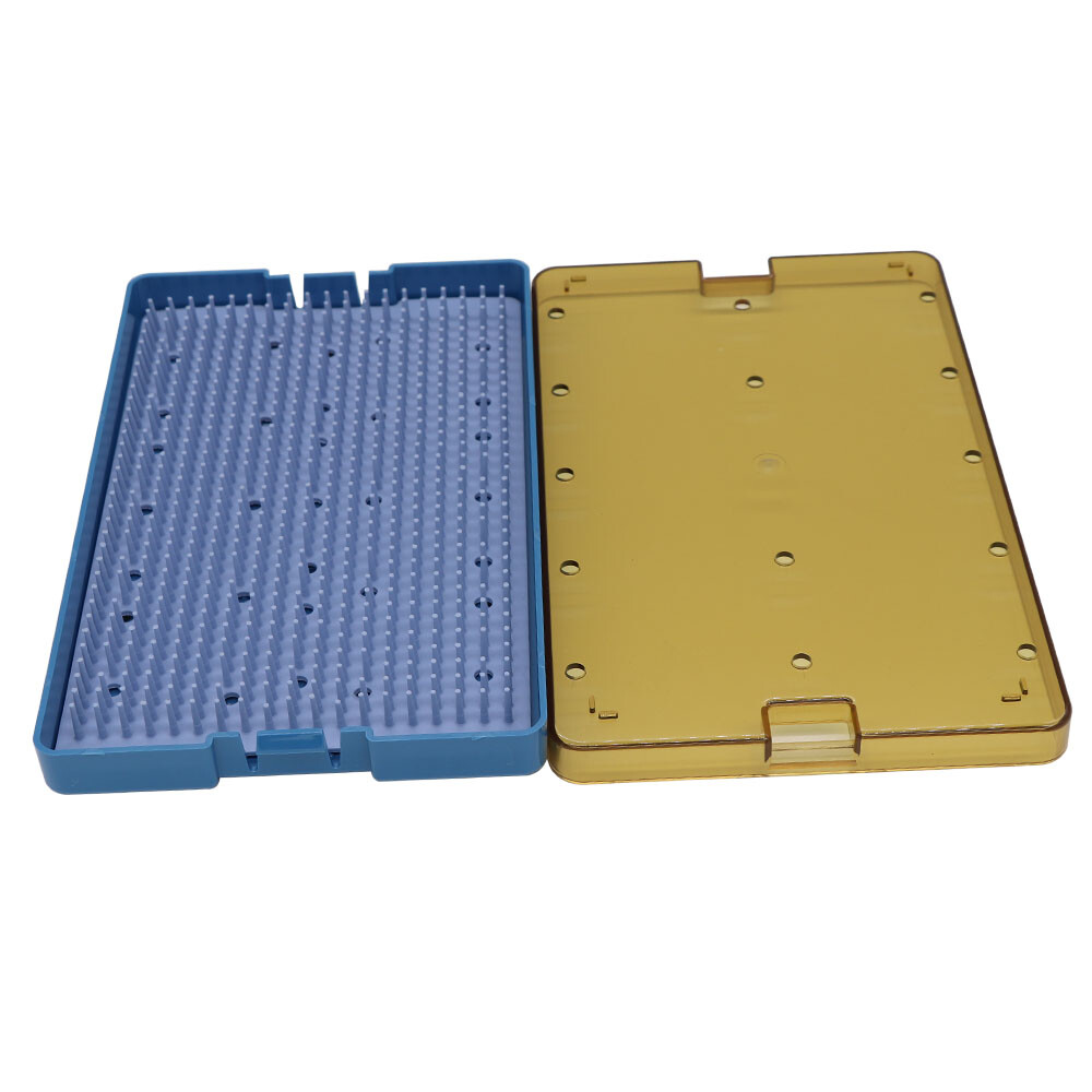 220*140*22 Medium PPSU Plastic Sterilization Tray Case for Surgical Instruments
