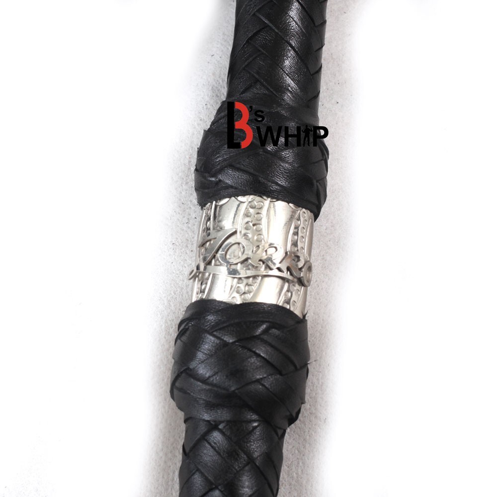 Zorro Black Whip Bullwhip 06 to 16 Feet, 16 Strands Real Kangaroo Leather