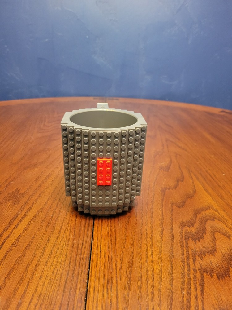Thinkgeek Lego Build-On Mug/Cup Grey
